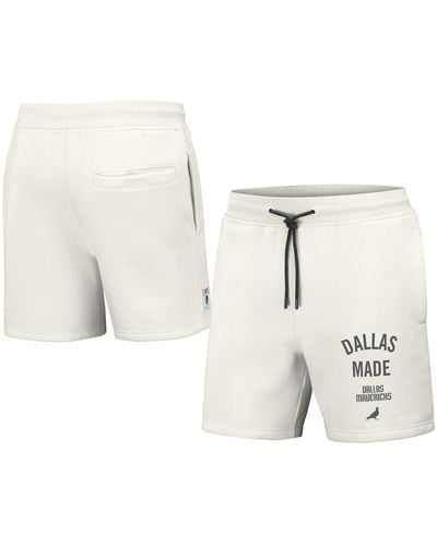 Staple Nba X Dallas Mavericks Heavyweight Fleece Shorts - White