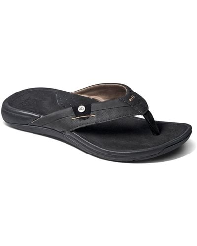 Reef Pacific Slip-on Sandals - Black