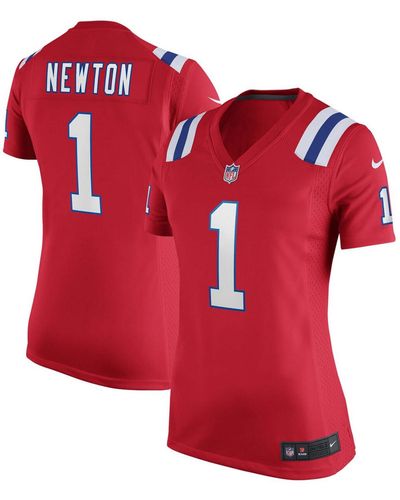 Nike Cam Newton New England Patriots Alternate Game Jersey - Red