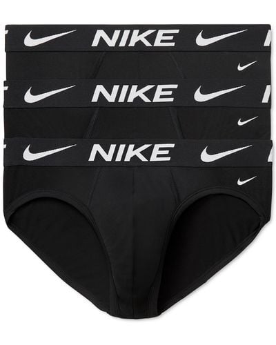 Nike 3-pk. Dri-fit Essential Micro Hip-brief - Black