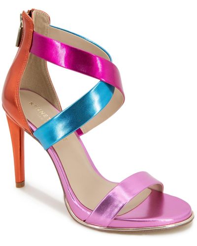 Kenneth Cole Brooke Cross Dress Sandals - Pink