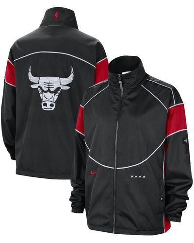 Nike Chicago Bulls 2023/24 City Edition Courtside Swoosh Fly Full-zip Jacket - Black