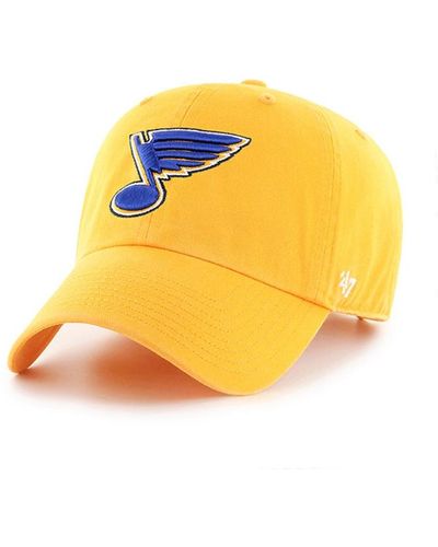 47 Navy St. Louis Blues Primary Logo Clean Up Adjustable Hat