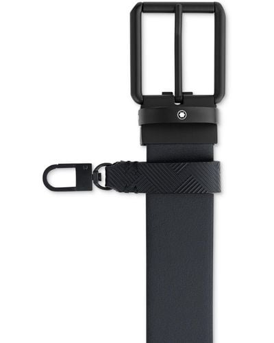 Montblanc Extreme 3.0 Reversible Leather Belt - Black