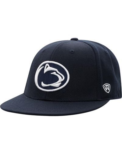 Top Of The World Penn State Nittany Lions Team Color Fitted Hat - Blue