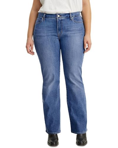 Levi's Trendy Plus Size 415 Classic Bootcut Jeans - Blue