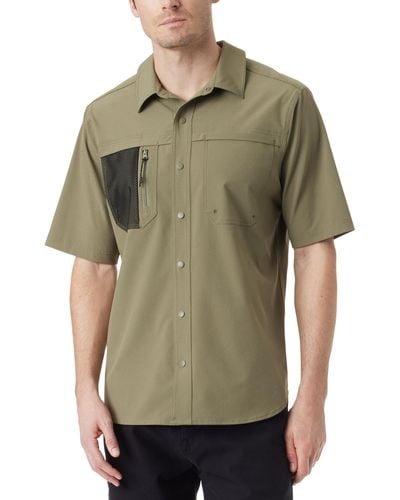 BASS OUTDOOR Explorer Short-sleeve Shirt - Green