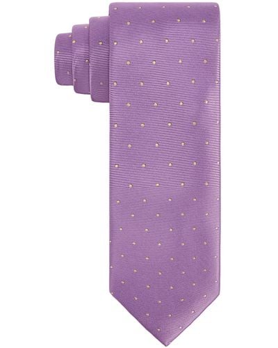 Tayion Collection & Gold Dot Tie - Purple