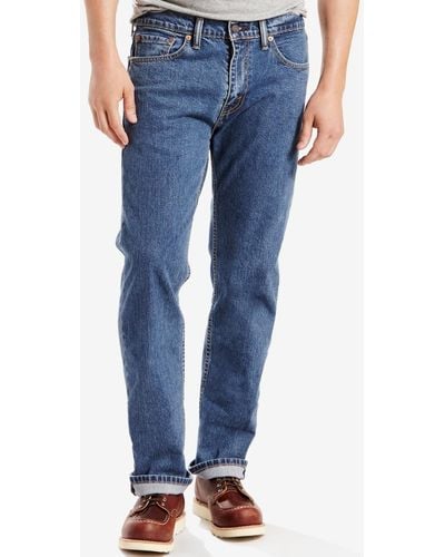 Levi's 505 Regular Fit Stretch Jeans - Blue