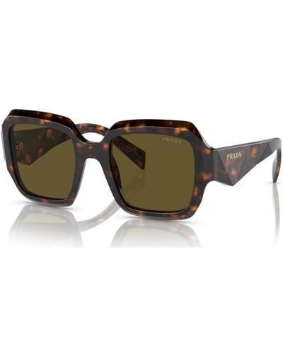 Prada Low Bridge Fit Sunglasses, Pr 28zsf - Brown