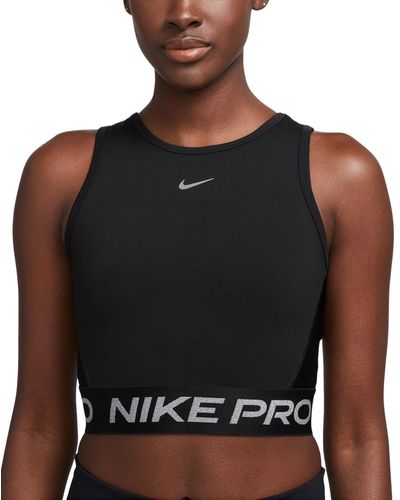 Nike Yoga Plus Size Luxe Women's Infinalon Cropped Tank Top - Macy's