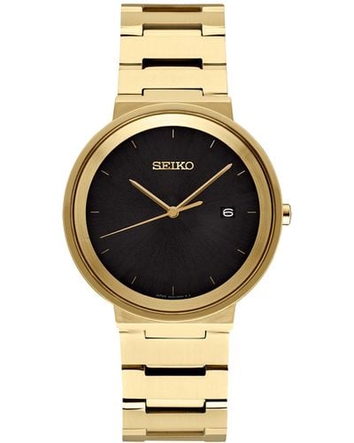 Seiko Essentials -tone Stainless Steel Bracelet Watch 41mm - Metallic