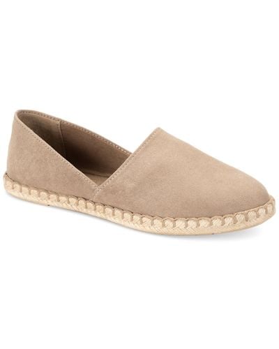 Style & Co. Reevee Stitched-trim Espadrille Flats - Natural