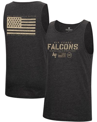 Colosseum Athletics Air Force Falcons Military-inspired Appreciation Oht Transport Tank Top - Black