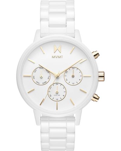 MVMT Nova Ceramic Bracelet Watch 38mm - White
