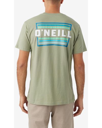 O'neill Sportswear Working Stiff Short Sleeve T-shirt - Green