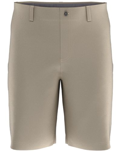 PGA TOUR Men's Flat-front Shorts - Natural