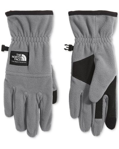 The North Face Etip Heavyweight Fleece Gloves - Gray