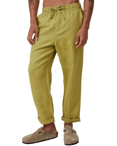 Cotton On Linen Pant - Green