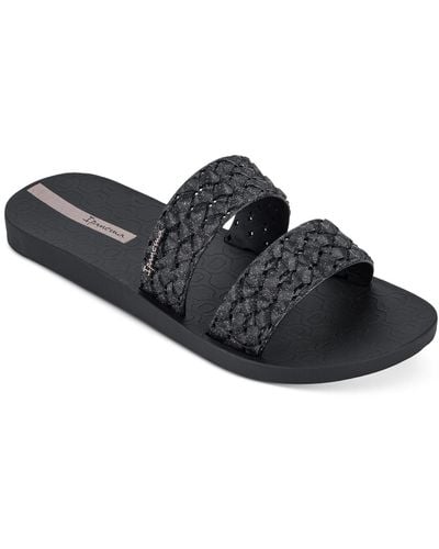 Ipanema Renda Ii Fem Slide Sandals - Black