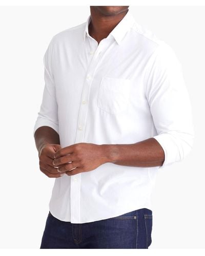 UNTUCKit Slim Fit Wrinkle-free Performance Gironde Button Up Shirt - White