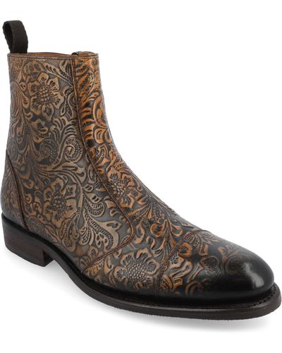 Taft The Lewis Sidezip Boot - Brown