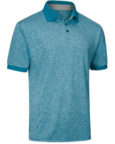 Mio Marino Designer Golf Polo Shirt - Blue