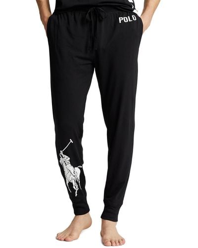 Polo Ralph Lauren Exclusive Logo Pajama jogger Pants - Black
