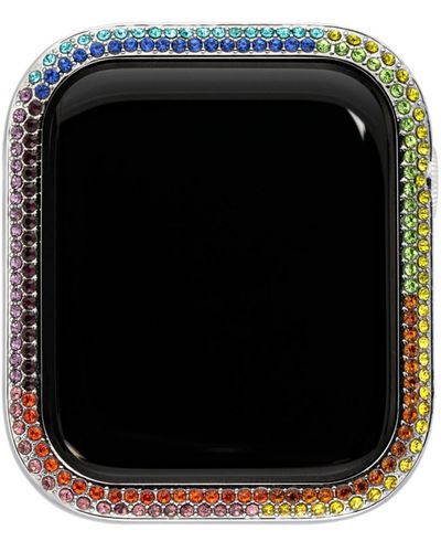 Steve Madden Genuine Crystal Bumper For Apple Watch - Black