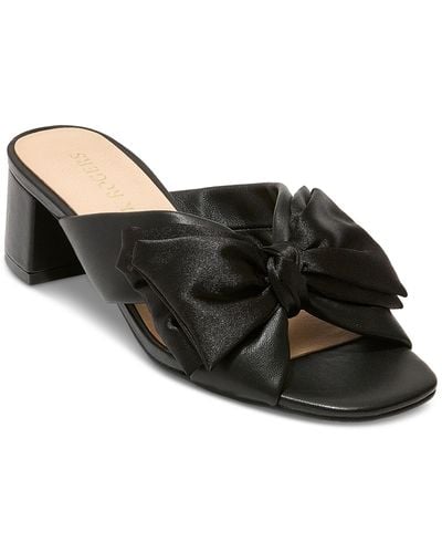 Jack Rogers Debra Bow Slip-on Dress Sandals - Black