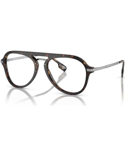Burberry Pilot Eyeglasses - Metallic