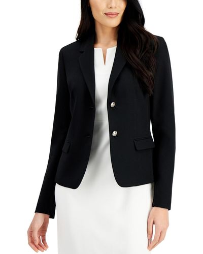 Kasper Size 10 Black Blazer – Best Friends Consignment