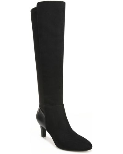 LifeStride Gracie Wide Calf Dress Boots - Black