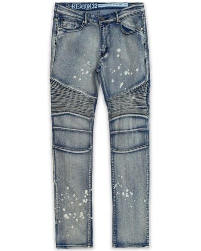 Reason Big And Tall Touch Up Skinny Jeans - Blue
