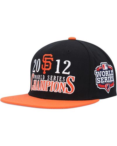 Mitchell & Ness San Francisco Giants World Series Champs Snapback Hat - Black