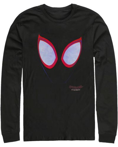 Fifth Sun Marvel Spider-man Into The Spider-verse Big Face - Black