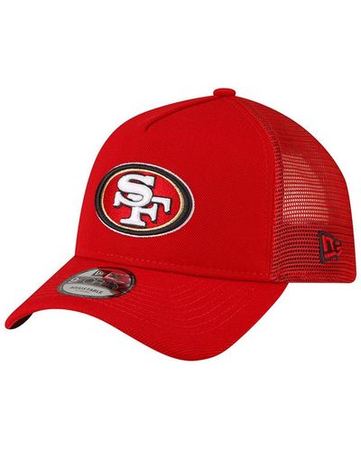 KTZ Brown, Black San Francisco 49ers Harvest A-frame Super Bowl Xxiv 9forty  Adjustable Hat for Men