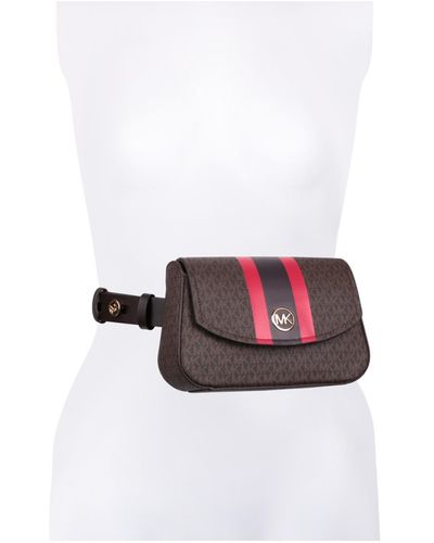 Michael Kors Logo Belt Bag - White
