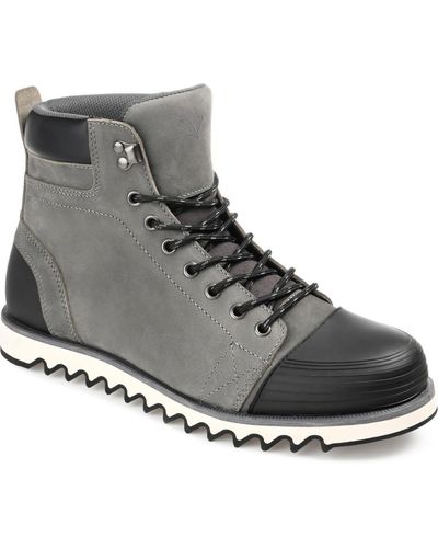 Territory Altitude Cap Toe Ankle Boots - Gray