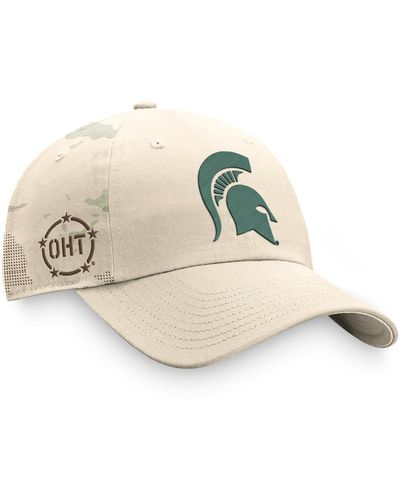 Top Of The World Michigan State Spartans Oht Military-inspired Appreciation Camo Dune Adjustable Hat - White