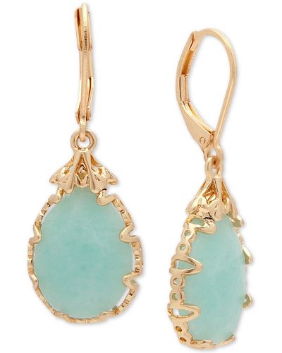 Lonna & Lilly Gold-tone Imitation Pearl Drop Earrings - Multicolor