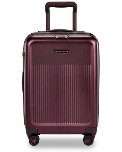 Briggs & Riley International Carry-on Expandable Spinner - Purple