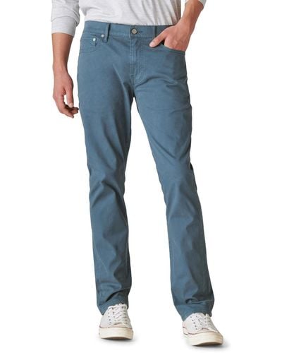 Lucky Brand 410 Athletic Straight Fit Stretch Jeans - Blue