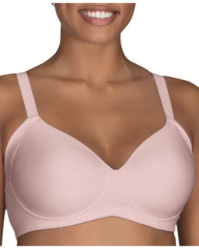 Vanity Fair Beauty Back Full Figure Wirefree Extended Side And Back Smoother Bra 71267 - Natural