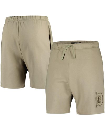 Pro Standard Detroit Tigers Neutral Fleece Shorts - Natural