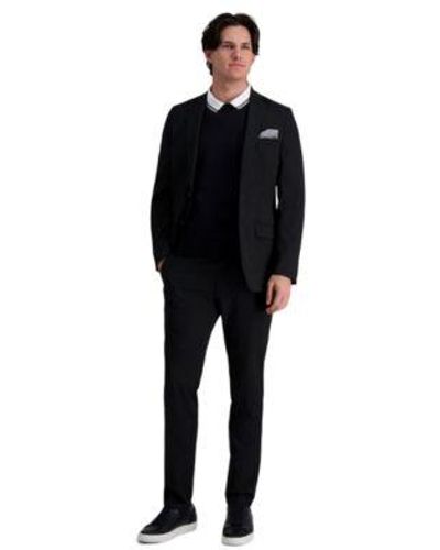 Haggar J.m. 4 Way Stretch Plain Weave Ultra Slim Fit Suit Separate - Black
