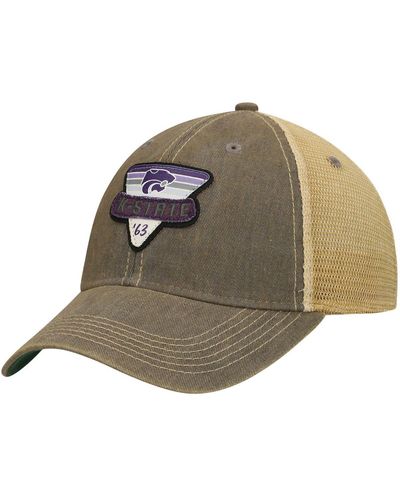 Legacy Athletic Kansas State Wildcats Legacy Point Old Favorite Trucker Snapback Hat - Gray