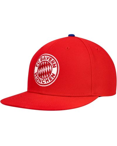 Fan Ink Bayern Munich America's Game Snapback Hat - Red