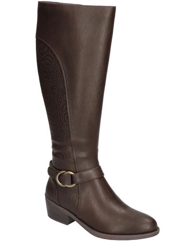 Easy Street Luella Tall Boots - Brown