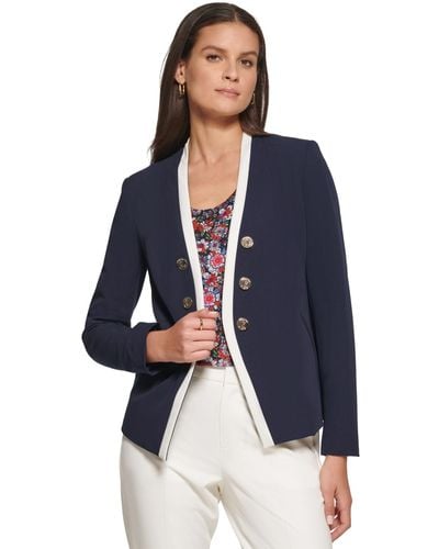 Tommy Hilfiger Faux Double-breasted Blazer - White